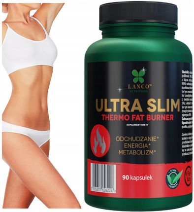 Mocny spalacz tłuszczu - ULTRA SLIM THERMO FAT BURNER - suplement diety 90 kapsułek