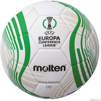F5C5000 Piłka do piłki nożnej Molten UEFA Europa Conference League 2021/22 meczowa - rozmiar piłek - 5