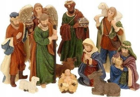 Figurki Boże Narodzenie Szopka 11szt 10cm 619625