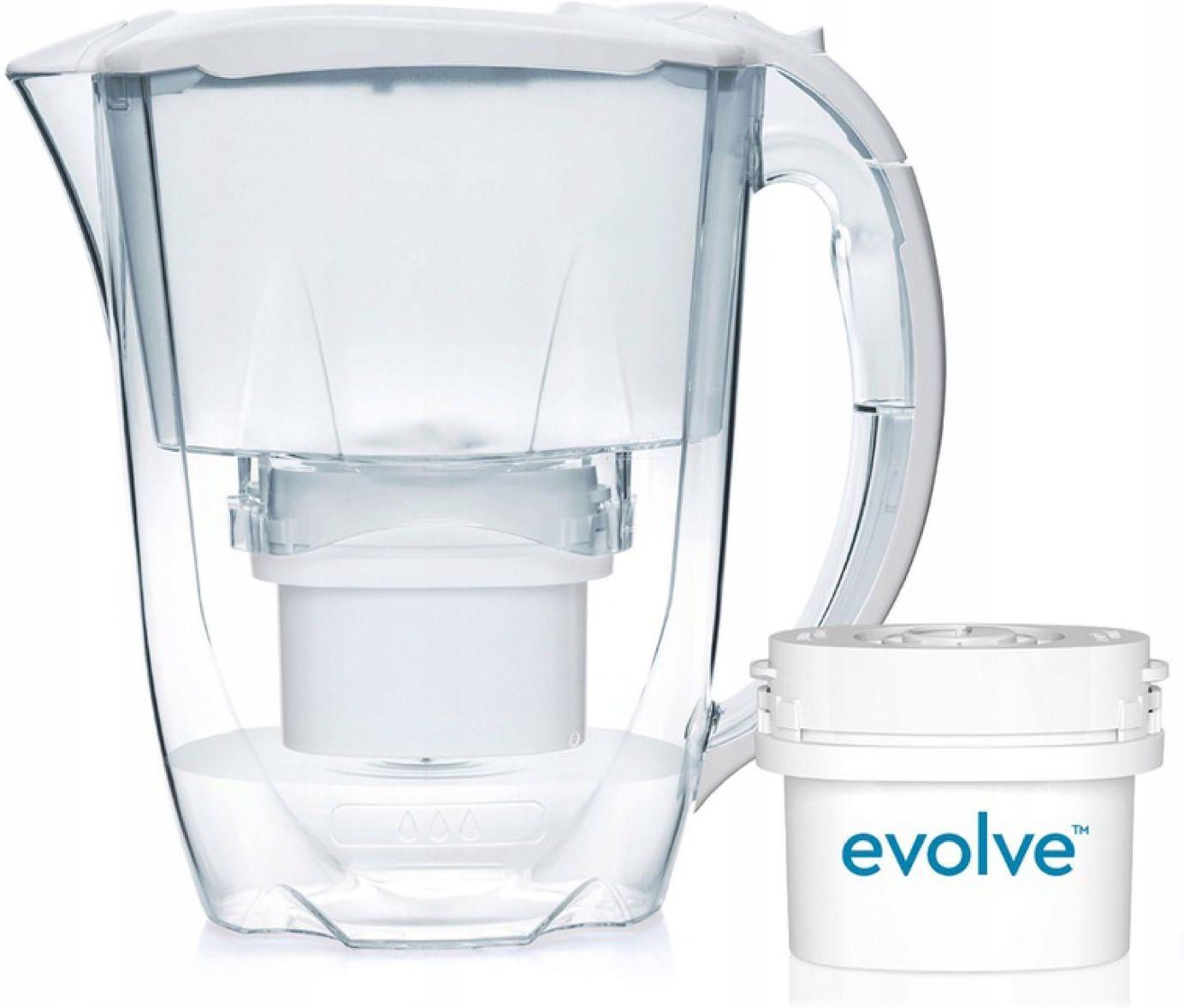 Caraffa Filtrante Aqua Optima Oria 2.8L Blu Con Filtro Evolve+ Riduce Cloro E Calcare
