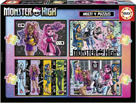 Educa Puzzle 4W1 Monster High