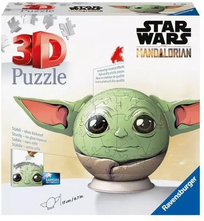 Ravensburger Puzzle 3D Star Wars Grogu Kula 72El