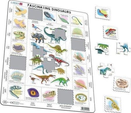 Tactic Układanka Fascynujące Dinozaury 35El.