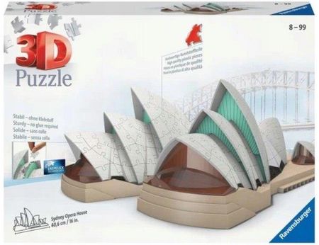 Ravensburger Polska Puzzle 216El. 3D Budynki Nocą Opera W Sydney