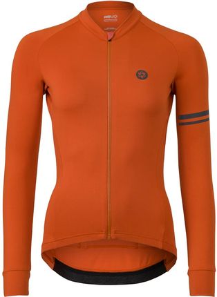Koszulka Rowerowa Damska Z Długim Rękawem Agu Solid Ls Performance Pomarańczowy