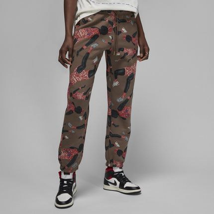 Damskie Spodnie Z Dzianiny Brooklyn Jordan Artist Series By Parker Duncan Brązowy