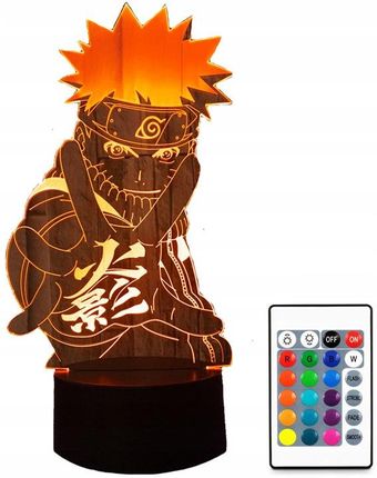 Lampka Led 3D Naruto Uzumaki Anime Manga Ninja Usb