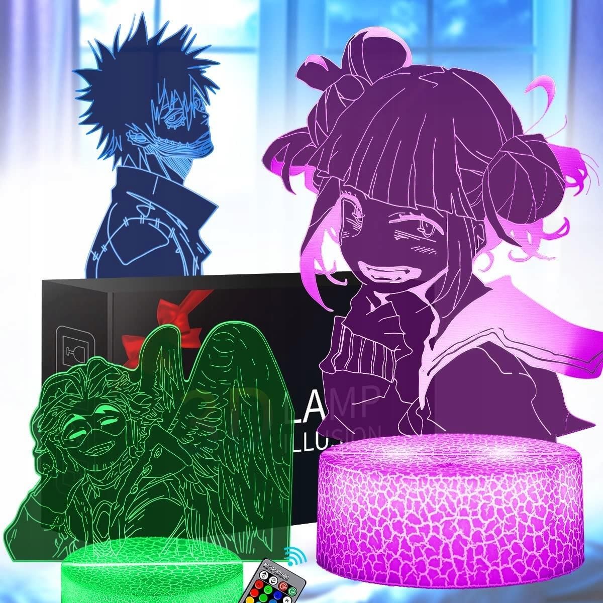 Lampka 3D Nocna 3 X Panele Anime Led Usb A1 Pilot Rgb - Opinie i ...