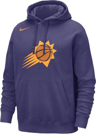 Męska Bluza Z Kapturem Nba Nike Phoenix Suns Club Fiolet