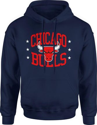 Chicago Bulls Męska Bluza Nba Z Kapturem L Granatowy
