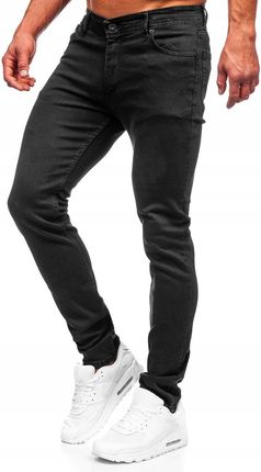 Spodnie Jeansy Slim Fit Czarne 6693S DENLEY_36/XL