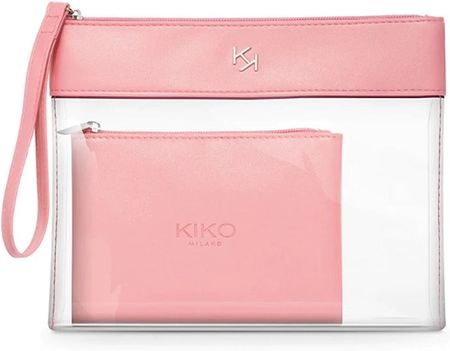 Kiko Milano Transparent Beauty Case Przezroczysta Kosmetyczka Z Wewnętrzną Saszetką 003 Pink