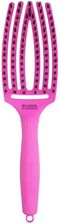 Zdjęcie Olivia Garden Finger Brush Combo Medium Szczotka Do Rozczesywania Włosów I Masażu Włosie Dzika Neon Purple - Dynów