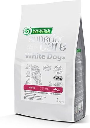 Nature'S Protection White Dogs White Fish&Rice Junior 4Kg