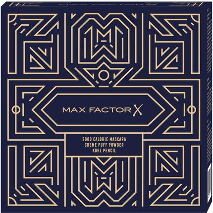 Max Factor Maskara 2000 Calorie + Kredka Do Oczu + Puder Creme Puff
