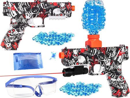 Pegaz Toys Pistolet Automatyczny Na Kulki Żelowe Laser Automat Karabin Broń
