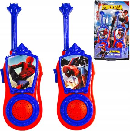 Toys Zestaw Walkie Talkie 2 Krótkofalówki Spiderman Słuchawki Krótkofalówka X2