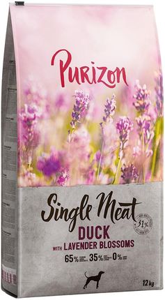 Purizon Single Meat Adult Kaczka Z Jabłkiem I Kwiatami Lawendy 12kg