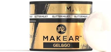 Żel Gg20 Glitter Milky Gel&Go 50 ml Makear