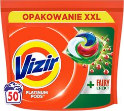 Zdjęcie Vizir Platinum PODS + Fairy Effect Kapsułki do prania, 50 prań - Mikstat