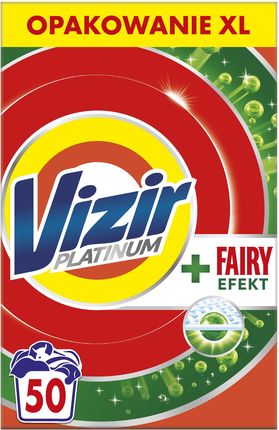 Vizir Platinum Proszek do prania + Fairy Effect, 50 prań