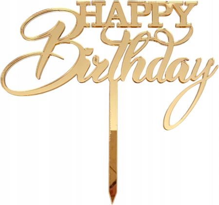 Kapart Topper Piker Na Tort Bento Cake Happy Birthday Zloty