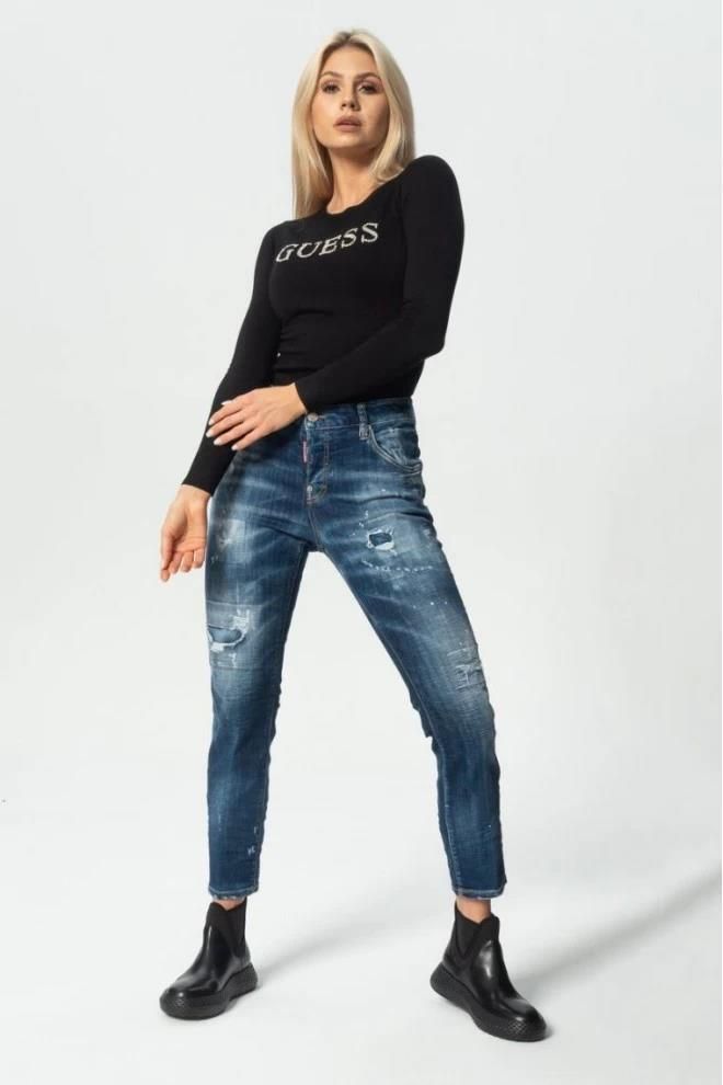 DSQUARED2 Cool girl jeansGranatowe damskie jeansy - Ceny i