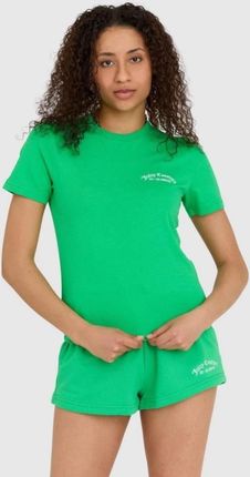 JUICY COUTURE Zielony t-shirt damski haylee recycled z haftowanym logo