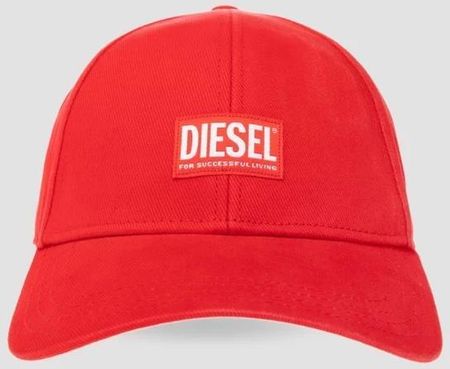 DIESEL Czerwona czapka z daszkiem