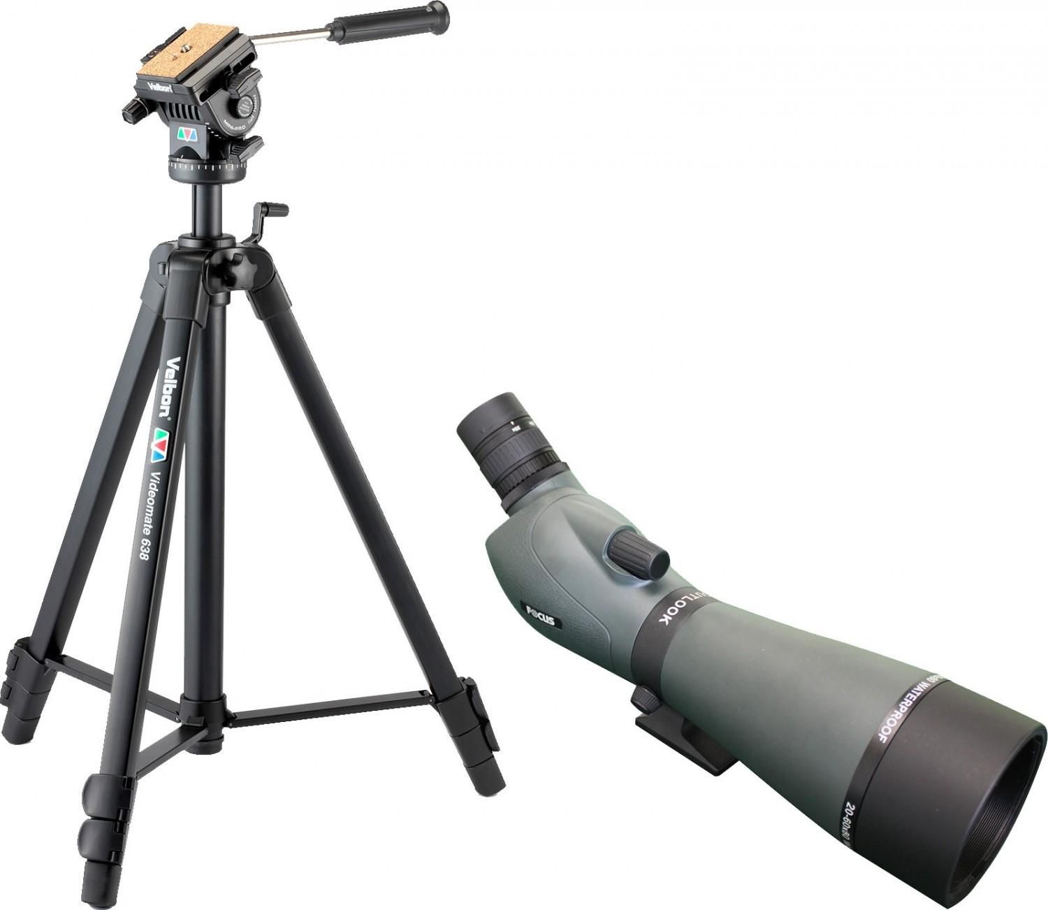 Focus Sport Optics Kit Outlook 1648x65, Velbon Videomate 638