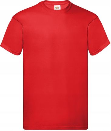 T-shirt Koszulka Fruit Of The Loom red XXL