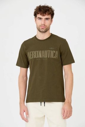 AERONAUTICA MILITARE Zielony t-shirt