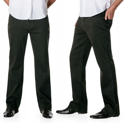 Klasyczne Spodnie Męskie Sztruksowe Bawełniane Sztruksy Bedford 059 W37 L32