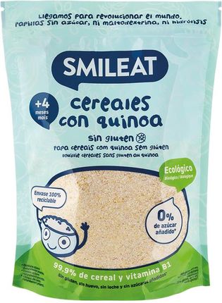 Smileat, Ekologiczna bezglutenowa kaszka dla niemowląt z komosą ryżową, 200 g