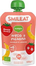 Smileat, BIO Mus z ekologicznymi truskawkami i bananem, 100 g