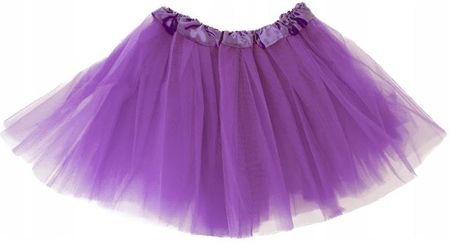 Partypal Spódnica Spódniczka Tiulowa Fioletowa Karnawał Przebranie Halloween 30Cm