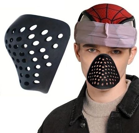 Hopki Maska Ułatwiająca Oddychanie Pod Kominiarkę Przebranie Cosplay Spiderman