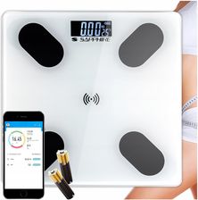 Waga �azienkowa Sapphire SH-100S Bluetooth - bia�a