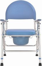 Zdjęcie Krzesło toaletowe tapicerowane składane toaleta WC - Jordanów