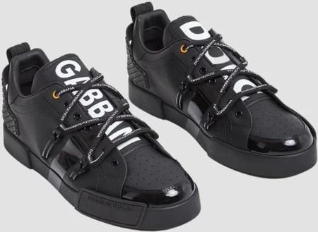 DOLCE & GABBANA Czarne sneakersy PORTOFINO - Ceny i opinie DOLCE & GABBANA Czarne sneakersy PORTOFINO - Ceny i opinie