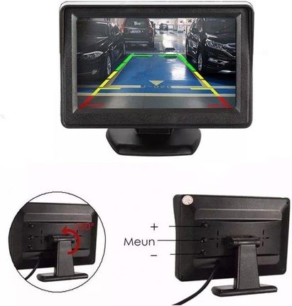 Motoledy Monitor Wyświetlacz Kamery Cofania 869