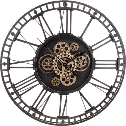 Duży okrągły zegar z ruchomym mechanizmem 144218