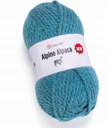 Yarnart Włóczka Alpine Alpaca New 1450 jeansowy 1617912203