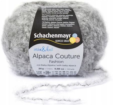 Schachenmayr Alpaca Coutre 0090 Jasny Szary 1612342447