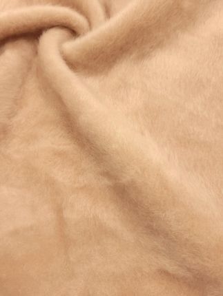 Yardtkaniny Materiał Alpaka tkanina na płaszcz ciepły beż 0,5 1611941872