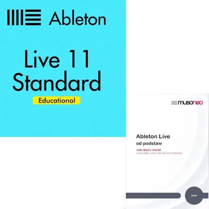 Program muzyczny ‌Ableton Live 11 Standard EDU + kurs - oprogramowanie  zestaw - Opinie i ceny na Ceneo.pl