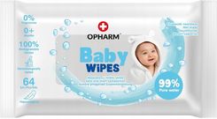 Zdjęcie Opharm Baby Wipes Chusteczki nawilżane dla dzieci, 64szt. - Zagórz