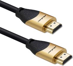 Zdjęcie Kabel HDMI v2.1 Qoltec Ultra high speed 8K 60Hz 30AWG GOLD Ethernet 1m - Stryków