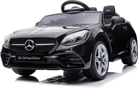 Sun Baby Jeździk na akumulator Mercedes BENZ SLC300 Cabrio czarny, dźwięki, światła, pilot