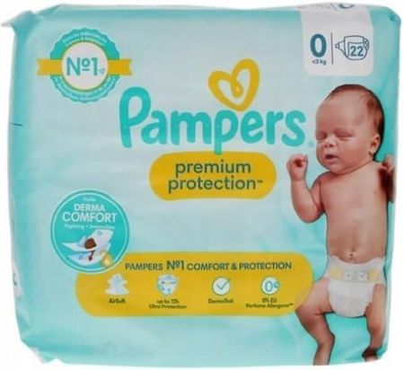 Pampers Premium Protection Newborn Micro 22 szt.